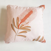 Pink Banksia Cushion